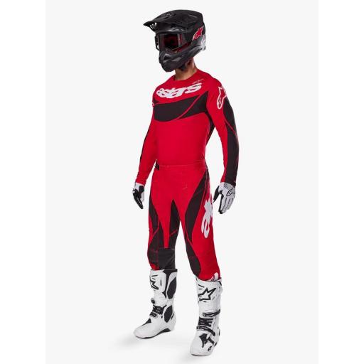 Camiseta Alpinestar TECHSTAR DREEM rojo brillante y negro 2025 [5]