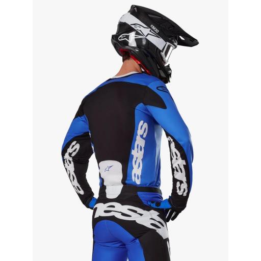 Camiseta Alpinestar Racer Veil azul y negro 2025 [3]