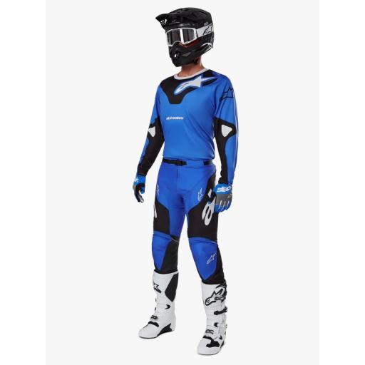 Camiseta Alpinestar Racer Veil azul y negro 2025 [5]