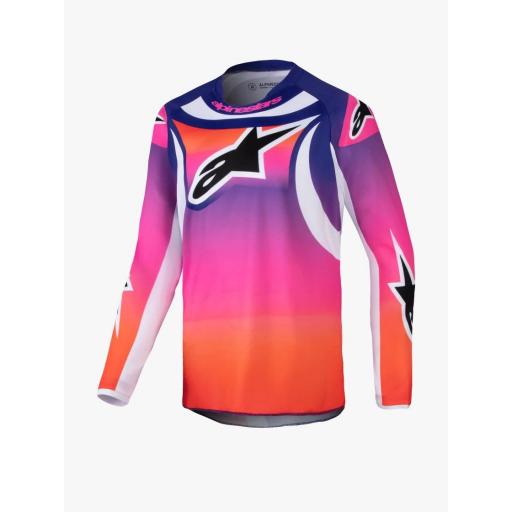 Camiseta infantil Alpinestars Racer Wurx multicolor blanco 2025 [0]