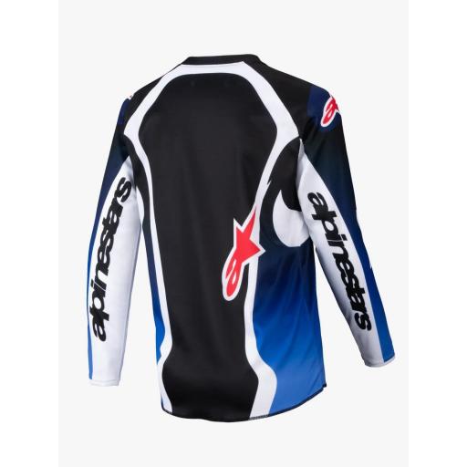 Camiseta infantil Alpinestars Racer Wurx azul y negro 2025 [0]