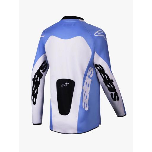 Camiseta infantil Alpinestar Racer Veil púrpura y negro 2025 [1]