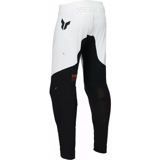 Pantalones Thor SPORT Rogue Blanco y naranja 2025 [1]