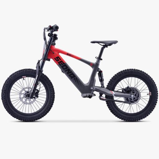 Bicicleta electrica sin pedales  SEDNA SX 18" MOD. 2024 Roja [2]