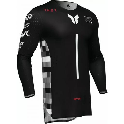 Camiseta Thor Sportmode Riot negra y roja [1]