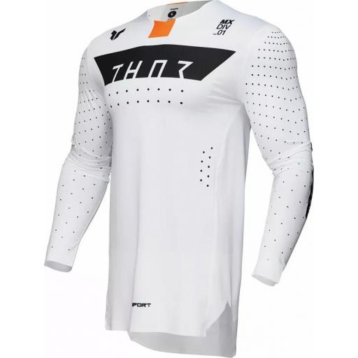 Camiseta Thor Sportmode Rogue Blanco naranja [0]