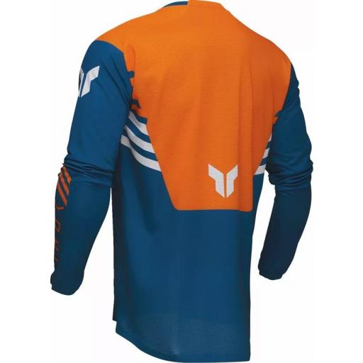 Camiseta Thor Launch Zone azul y naranja [1]