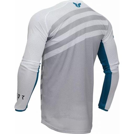 Camiseta Thor Launch Raid blanco y grisnegro arena [1]