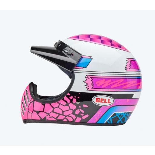 Casco BELL Moto-3 - Deathspray Gloss Pink Purple [1]