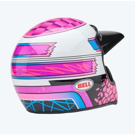 Casco BELL Moto-3 - Deathspray Gloss Pink Purple [3]