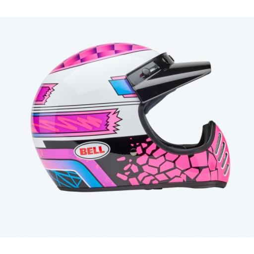 Casco BELL Moto-3 - Deathspray Gloss Pink Purple [2]