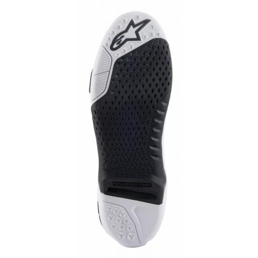 Suela Alpinestar Tech 10  ventiladas blanco y negro