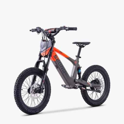 Bicicleta electrica sin pedales  SEDNA SX 18" MOD. 2024 Naranja [1]