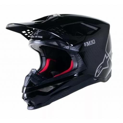 Casco Alpinestars SM10 Negro carbono