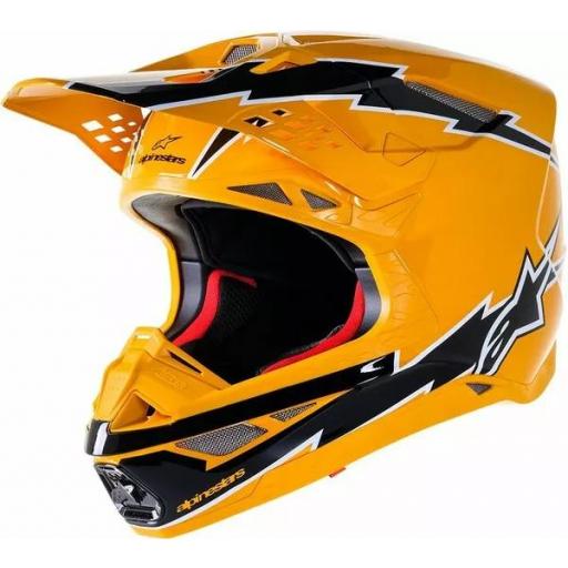 Casco Alpinestars SM10 Ampres amarillo