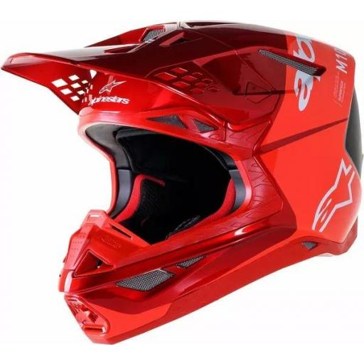 Casco Alpinestars SM10 Flood Rojo