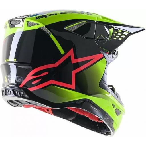 Casco Alpinestars SM10 Unite Amarillo y negro [1]