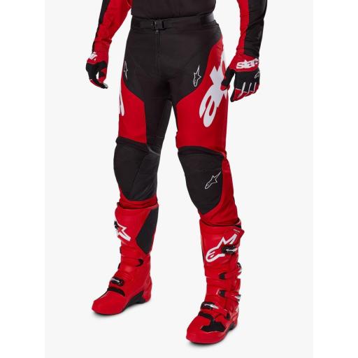 Pantalones Alpinestars Racer VEIL negro y rojo 2025 [2]