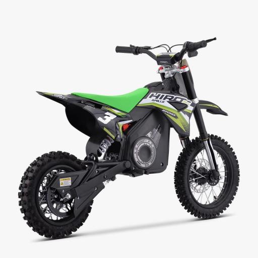 MOTO DE CROSS INFANTIL APOLLO RXF ROCKET 1000W  verde [3]