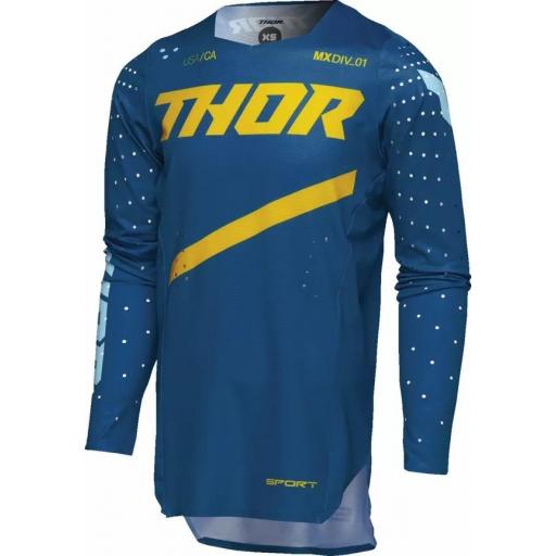 Camiseta infantil Thor Brave color azul 