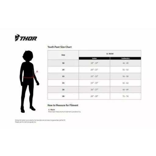 Pantalones infantiles Thor SPORT BRAVE Azul 2025 [4]