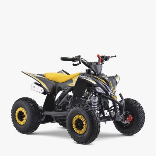 quad automático de 110CC Hiro Cobra amarillo