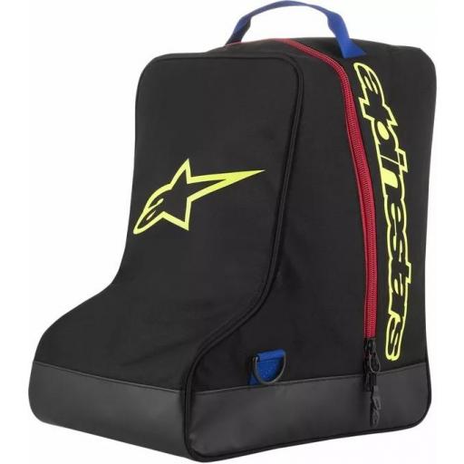 Bolsa portabotas Alpinestars color negro / azul /rojo