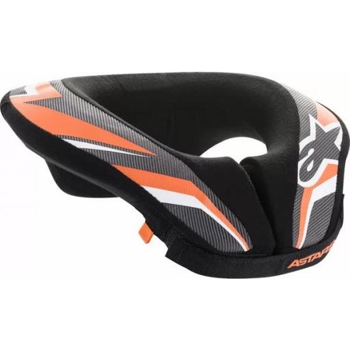 Collarín Alpinestar infantil sequence color naranja