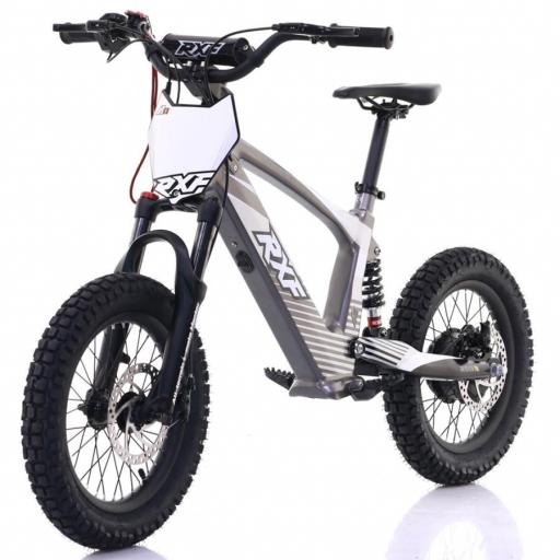 BICICLETA ELÉCTRICA SIN PEDALES ROAN RXF 16" Gris [3]