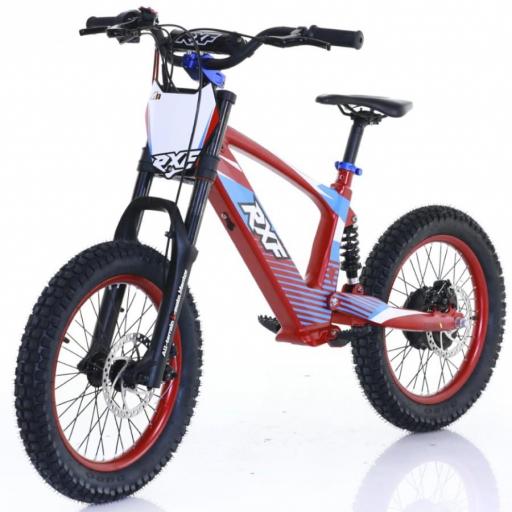 Bicicleta electrica sin pedales  RXF EVO 18" MOD. 2024 Roja [5]