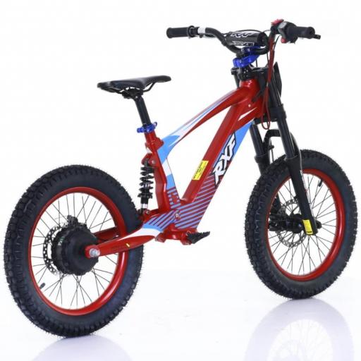 Bicicleta electrica sin pedales  RXF EVO 18" MOD. 2024 Roja [4]