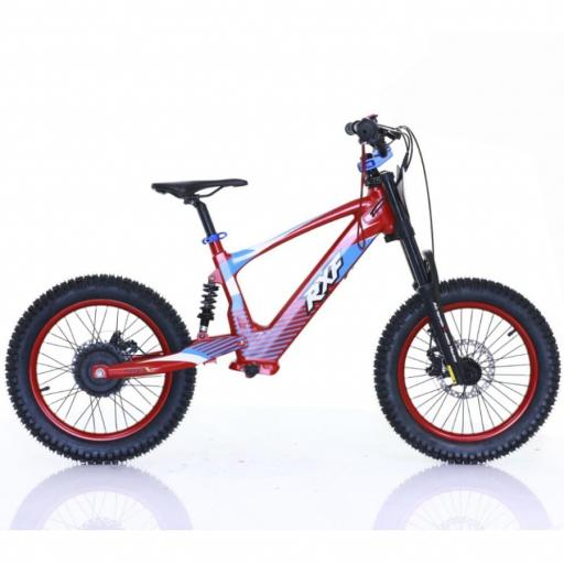 Bicicleta electrica sin pedales  RXF EVO 18" MOD. 2024 Roja [3]