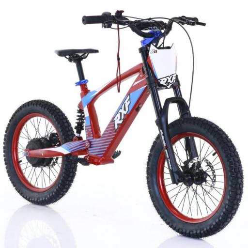 Bicicleta electrica sin pedales  RXF EVO 18" MOD. 2024 Roja [2]