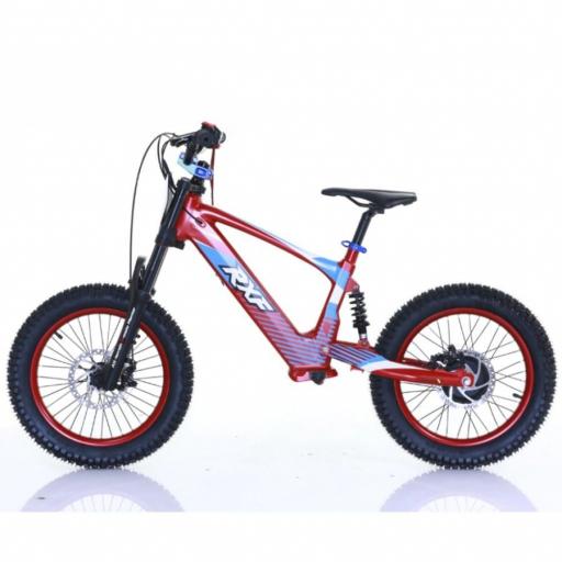 Bicicleta electrica sin pedales  RXF EVO 18" MOD. 2024 Roja [1]