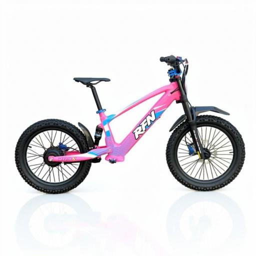 Bicicleta electrica sin pedales  RXF EVO 18" rosa  [1]