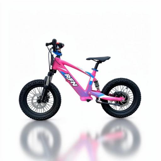 BICICLETA ELÉCTRICA SIN PEDALES ROAN RXF 16" rosa 350 W [2]
