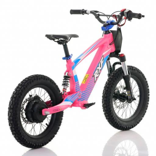 BICICLETA ELÉCTRICA SIN PEDALES ROAN RXF 16" Rosa 350 W [2]