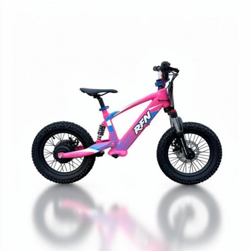 BICICLETA ELÉCTRICA SIN PEDALES ROAN RXF 16" rosa 350 W [1]