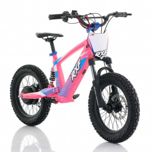 BICICLETA ELÉCTRICA SIN PEDALES ROAN RXF 16" Rosa 350 W [1]