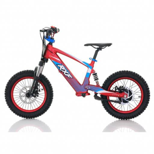 BICICLETA ELÉCTRICA SIN PEDALES ROAN RXF 16" Roja 350 W [1]