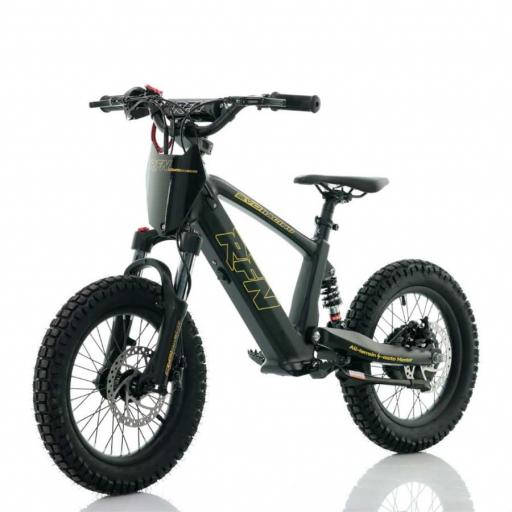 BICICLETA ELÉCTRICA SIN PEDALES ROAN RXF 16" negra 350 W