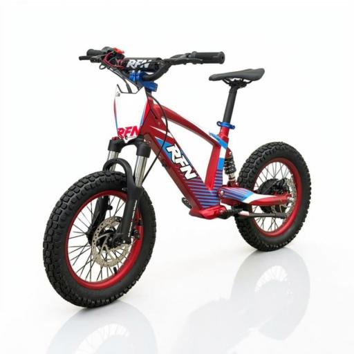BICICLETA ELÉCTRICA SIN PEDALES ROAN RXF 16" roja 350 W [0]