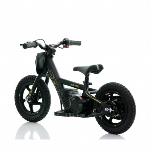 Bicicleta electrica infantil 12" Roan RXF Sedna negra oro [2]