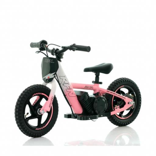 Bicicleta electrica infantil 12" Roan RXF Sedna rosa y blanca [0]