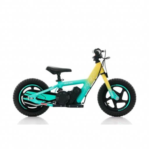 Bicicleta electrica infantil 12" Roan RXF Sedna verde y amarilla [3]