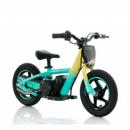 Bicicleta electrica infantil 12" Roan RXF Sedna verde y amarilla [1]