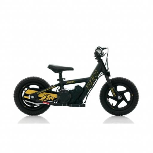 Bicicleta electrica infantil 12" Roan RXF Sedna negra oro [5]