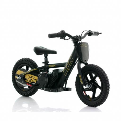 Bicicleta electrica infantil 12" Roan RXF Sedna negra oro [1]