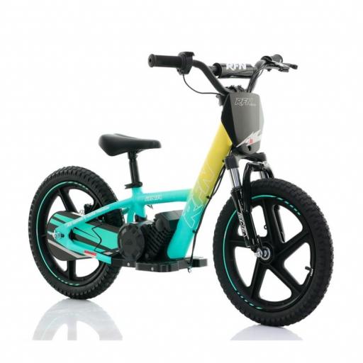 Bicicleta electrica RXF 16" PRO 250 W verde y amarillo [1]