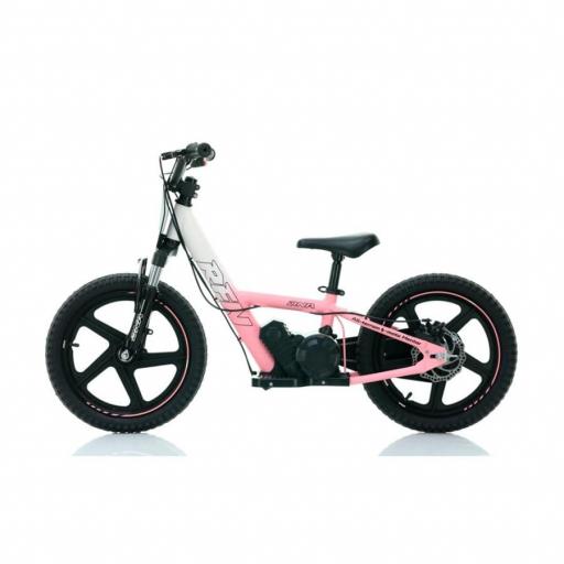 Bicicleta electrica RXF 16" PRO 250 W Rosa y blanca [5]
